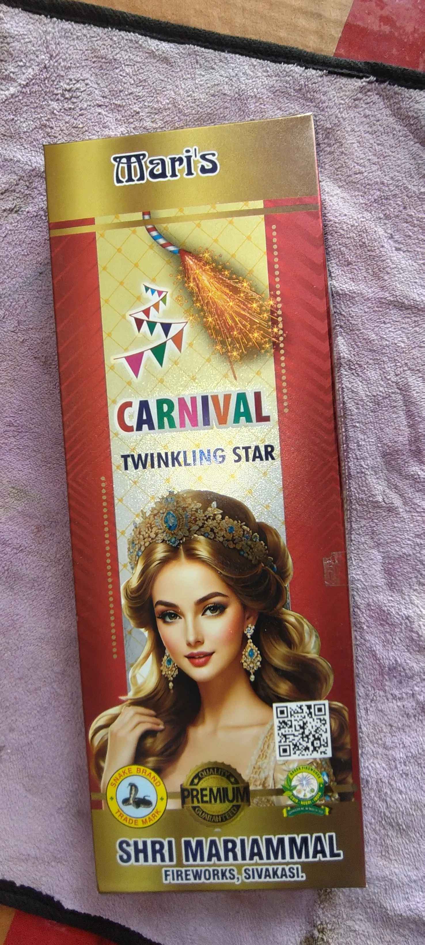 4" Twnkling Star - Sharvesh Crackerszone