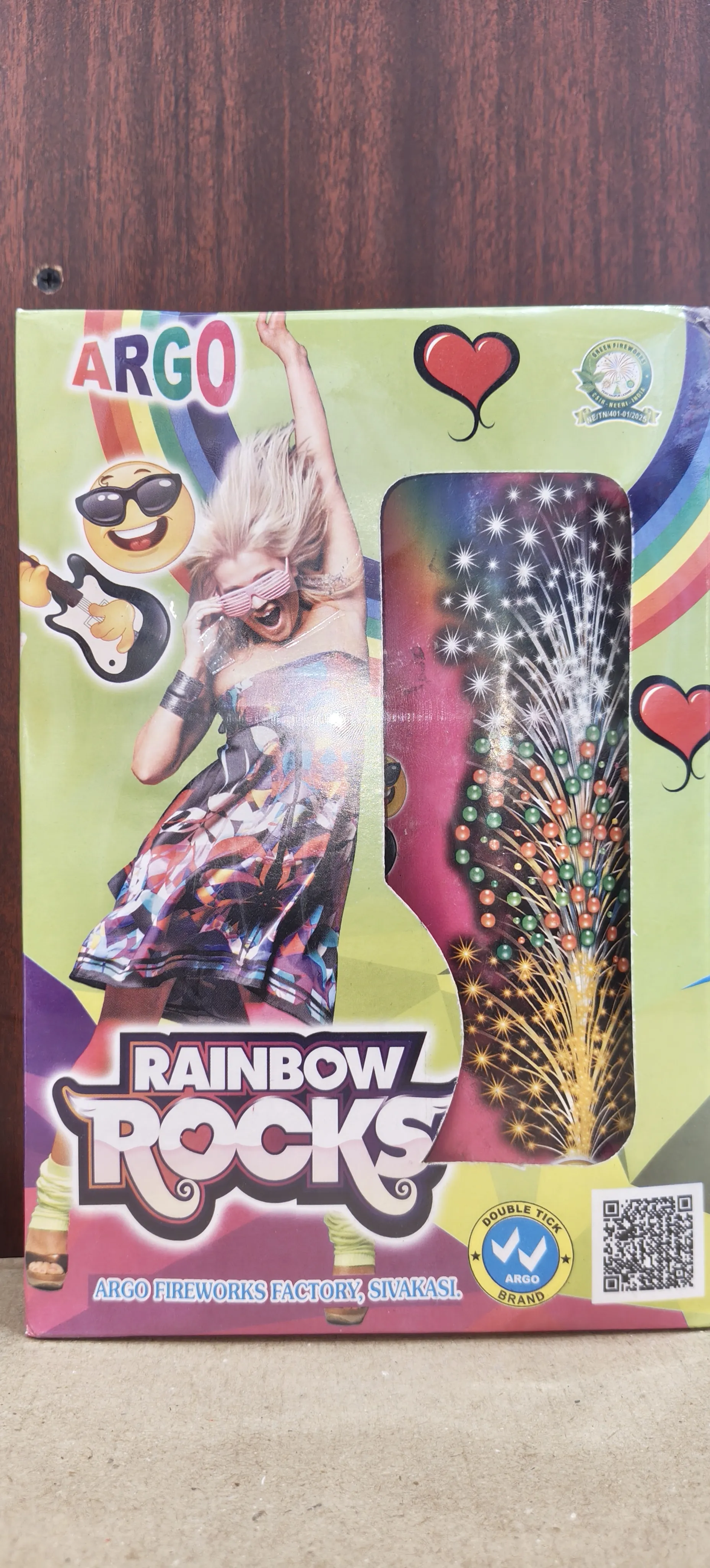 Rainbow rocks  - Fountain | Sharvesh Crackerszone Sivakasi